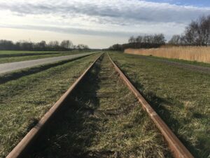 Verlaten smalspoor bij Valkenburg