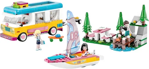 Lego Friends boscamper en zeilboot 41681