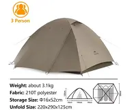 Naturehike Cloud River 3 210T