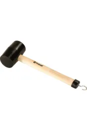wood camping mallet