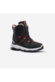 Warme waterdichte wandelschoenen kinderen sh500 mtn klittenband maat 24 34
