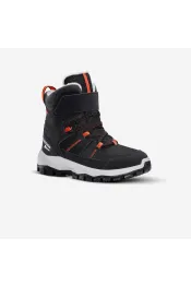 Warme waterdichte wandelschoenen kinderen sh500 mtn klittenband maat 24 34
